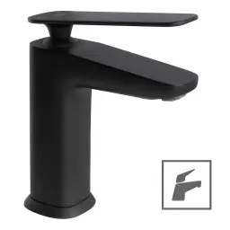 Herz Unitas baterija Zen Black U11B za umivaonik crna 00077B
