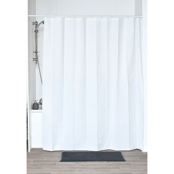 Tendance Zavesa 180X180 CM PEVA Bela