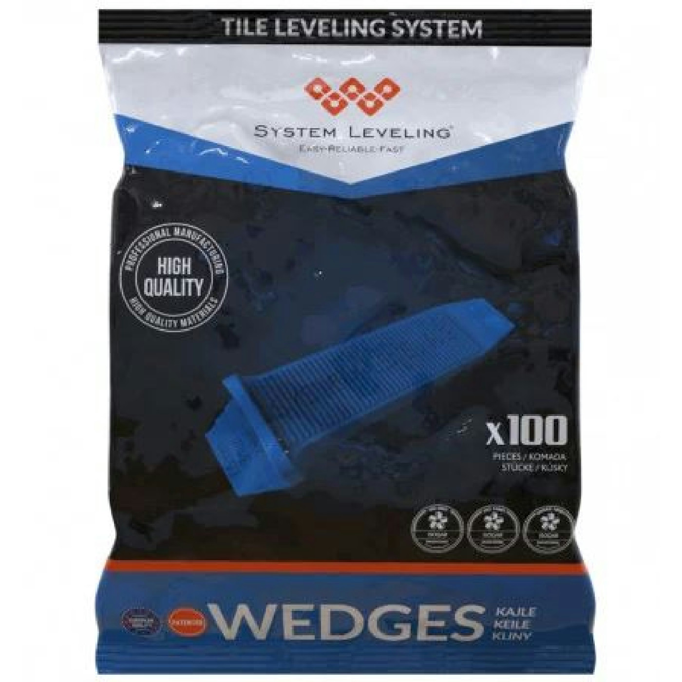 System Leveling Kajle 100kom