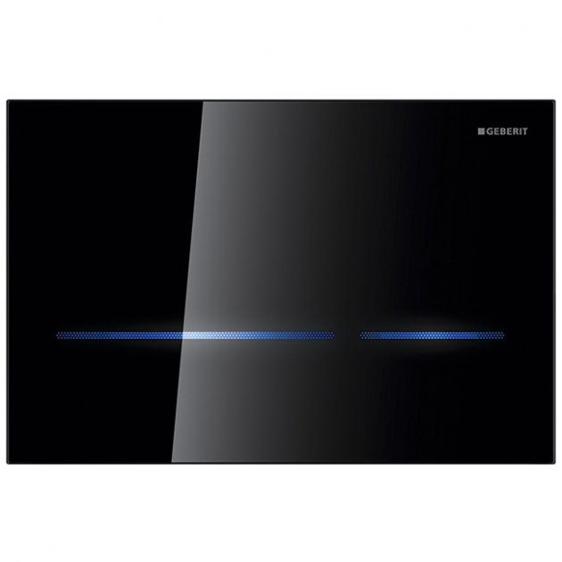 Geberit Sigma 80 staklo/crna 116.092.SG.1