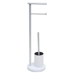 Tendance Držač toalet papira i wc četke 67X19 CM METAL Bela