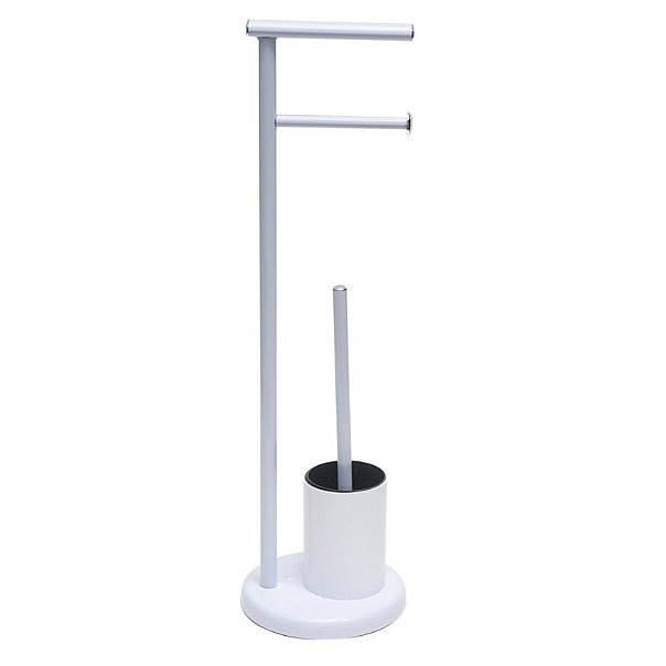 Tendance Držač toalet papira i wc četke 67X19 CM METAL Bela