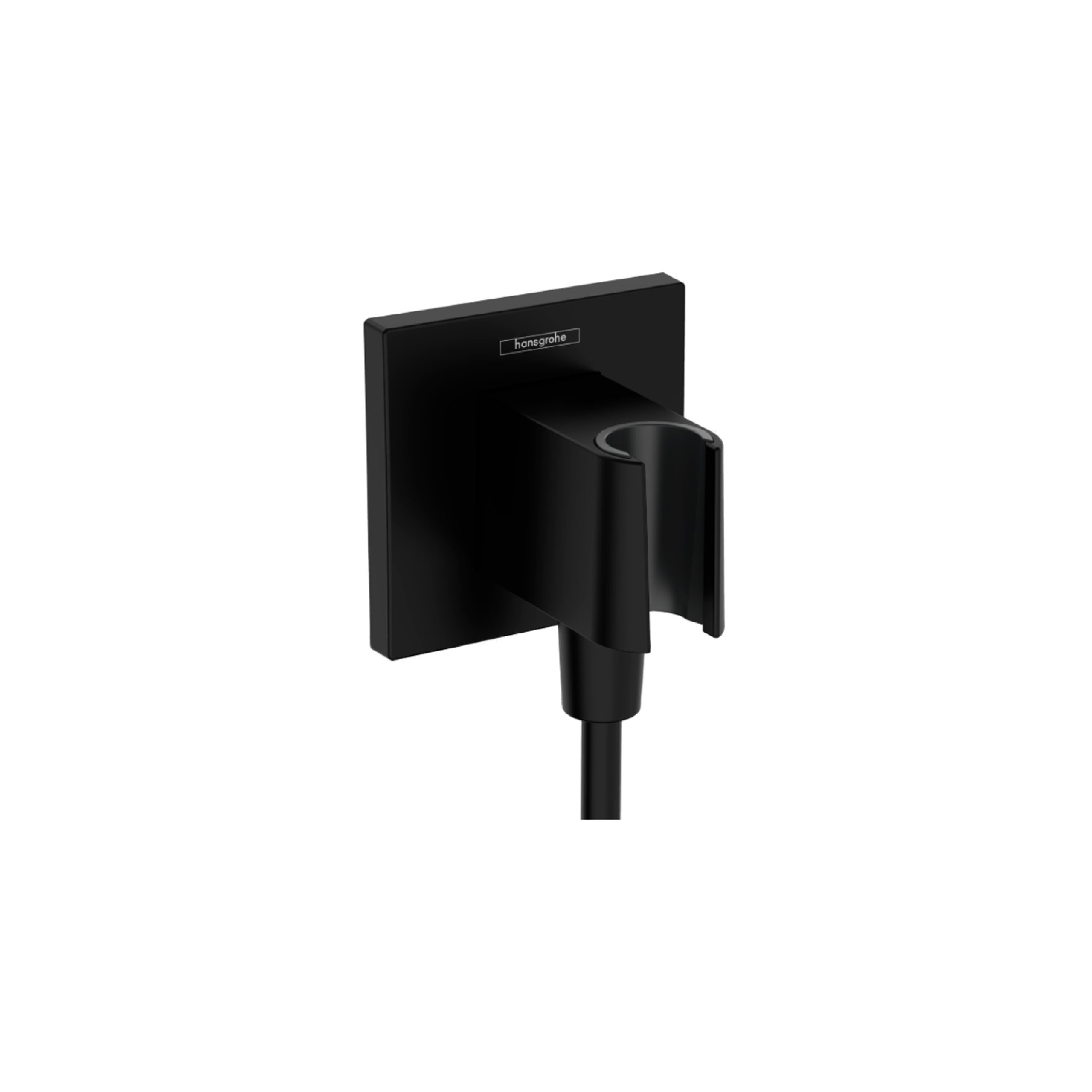 Hansgrohe Fixfit E priključak za tuš crevo sa držačem za tuš Matt Black 26889670