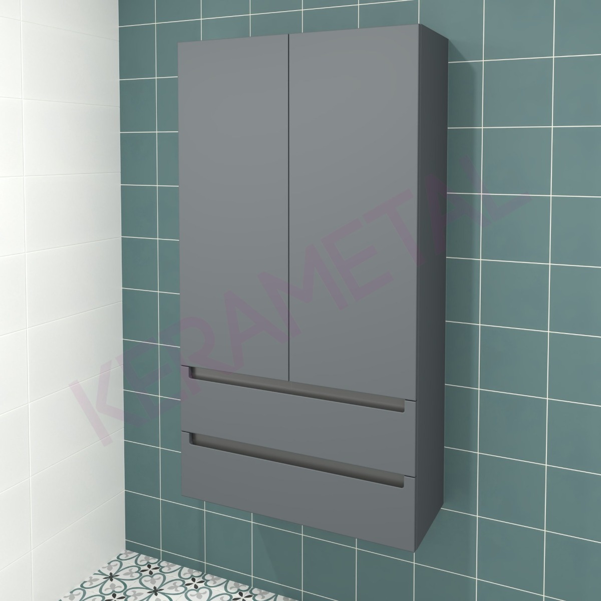 Kolpa ormarić Vittoria V 1481/790mm Dark Grey 546220