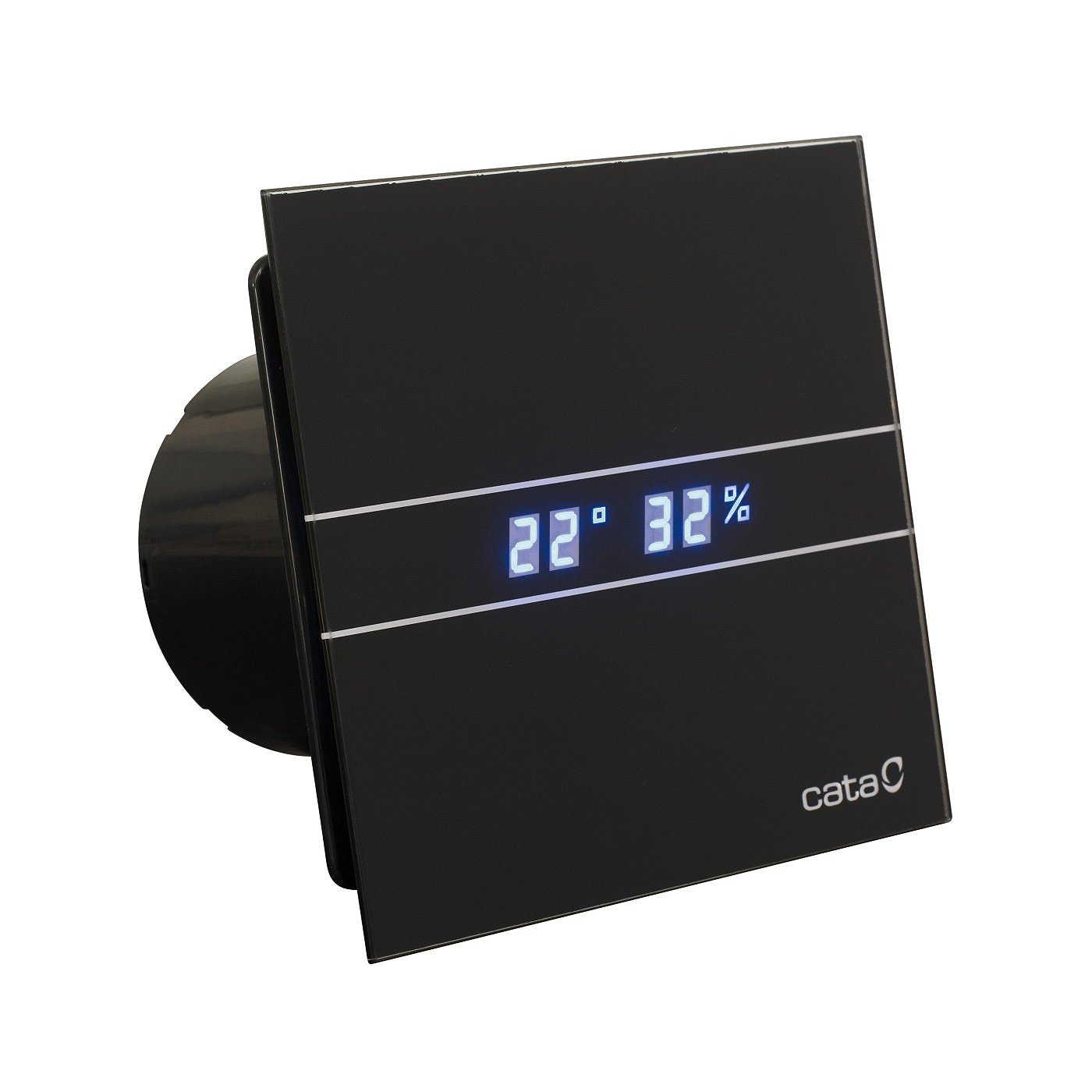 Cata Ventilator E 120 GTH BK timer hygro black