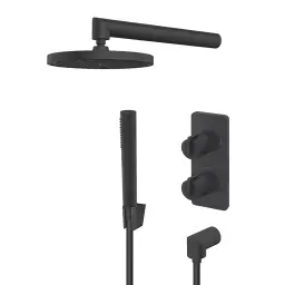 Rosan S3 Black termostatska uzidna za tuš kadu 331601B
