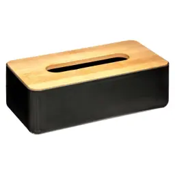 Five Kutija za maramice natureo 8,8x26x13,2cm pp crna