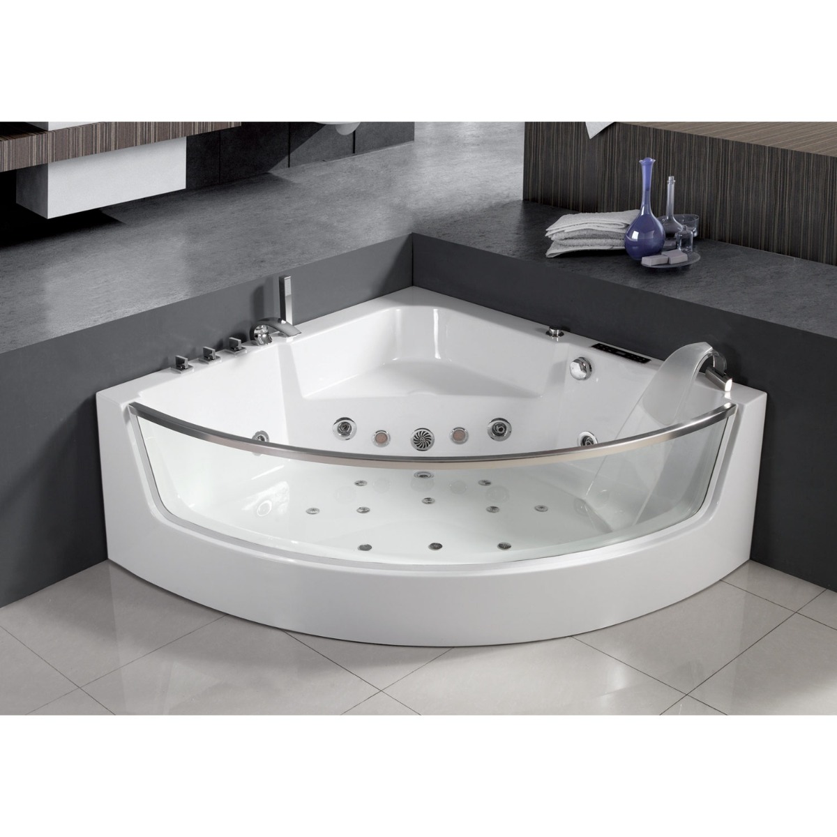 Astral Tamara LUX G sa grejačem 150x150 Hidromasažna kada (hidro aero)