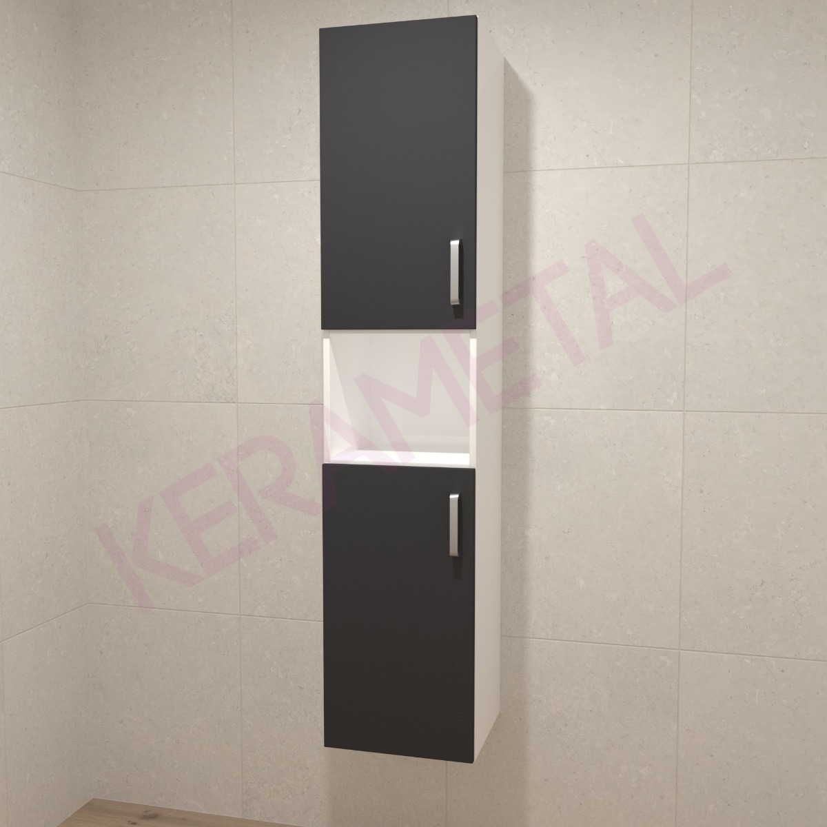 Kolpa ormarić Evelin E 1702mm Gray/Antracite 574070