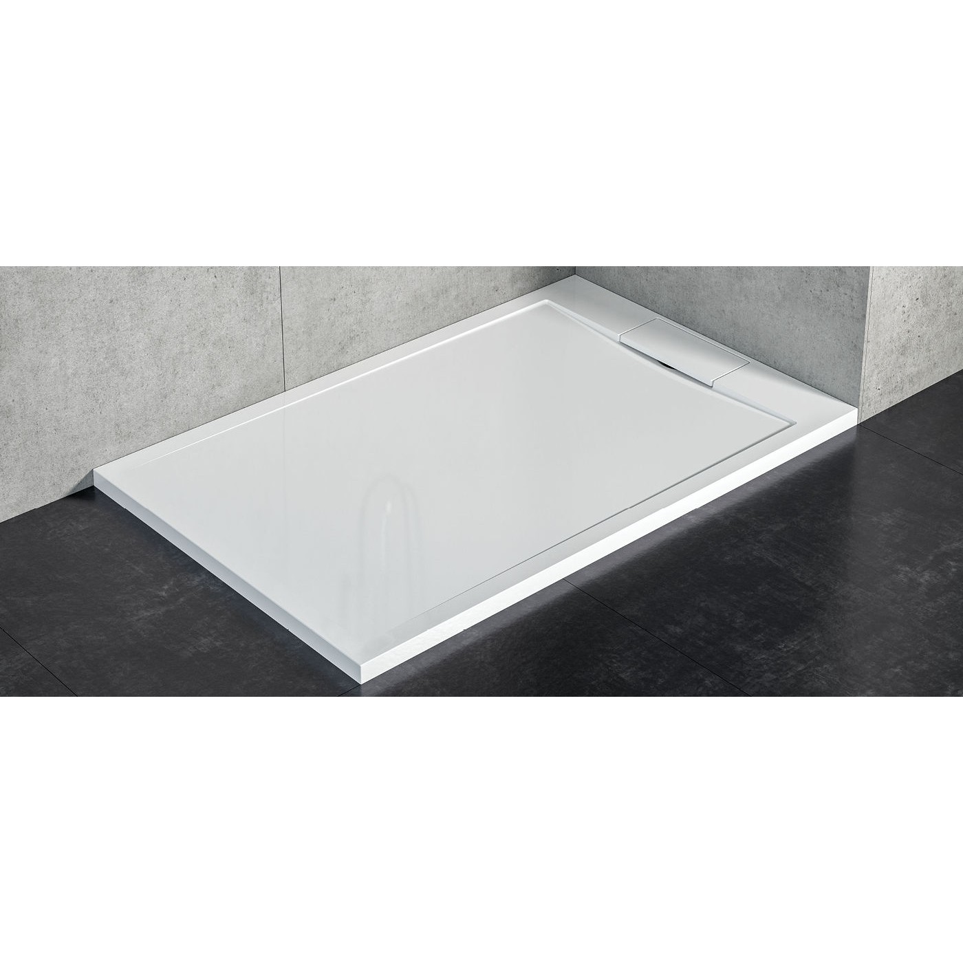 Kolpa Tuš kada Capo Q120x80 - Liveni mermer 565040