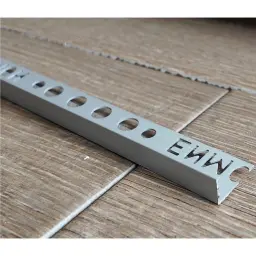 WM-514 mat silver 10mm - završna L profil