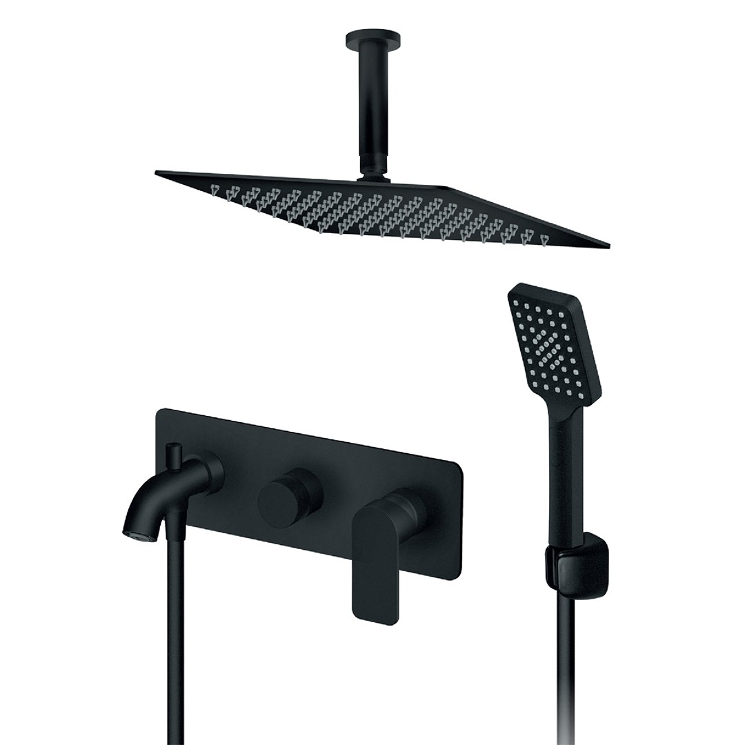 Rosan S2 Black uzidna baterija za tuš kadu 231707B