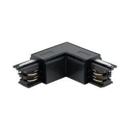 Braytron Ugaoni Konektor za Šinu Trofazna Crna BY40-00331