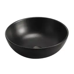 Premium Nadgradni Lavabo Simple 3 E-6015 Matt Black 40x40x15