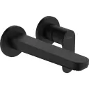 Hansgrohe Rebris S zidna za umivaonik izliv 20cm matt black 72528670