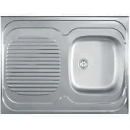 Metalac STANDARD 1D Inox sudopera-desna fi 60 800 x 600 58778