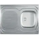Metalac STANDARD 1D Inox sudopera-desna fi 60 800 x 600 58778