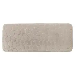 Tendance Tepih za kupatilo pebble 45x120cm memorijska pena mikrofibe sivo smeđa