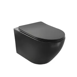 Copen konzolna WC šolja Tornado sa duroplast soft close daskom mat crna C-15-300MB