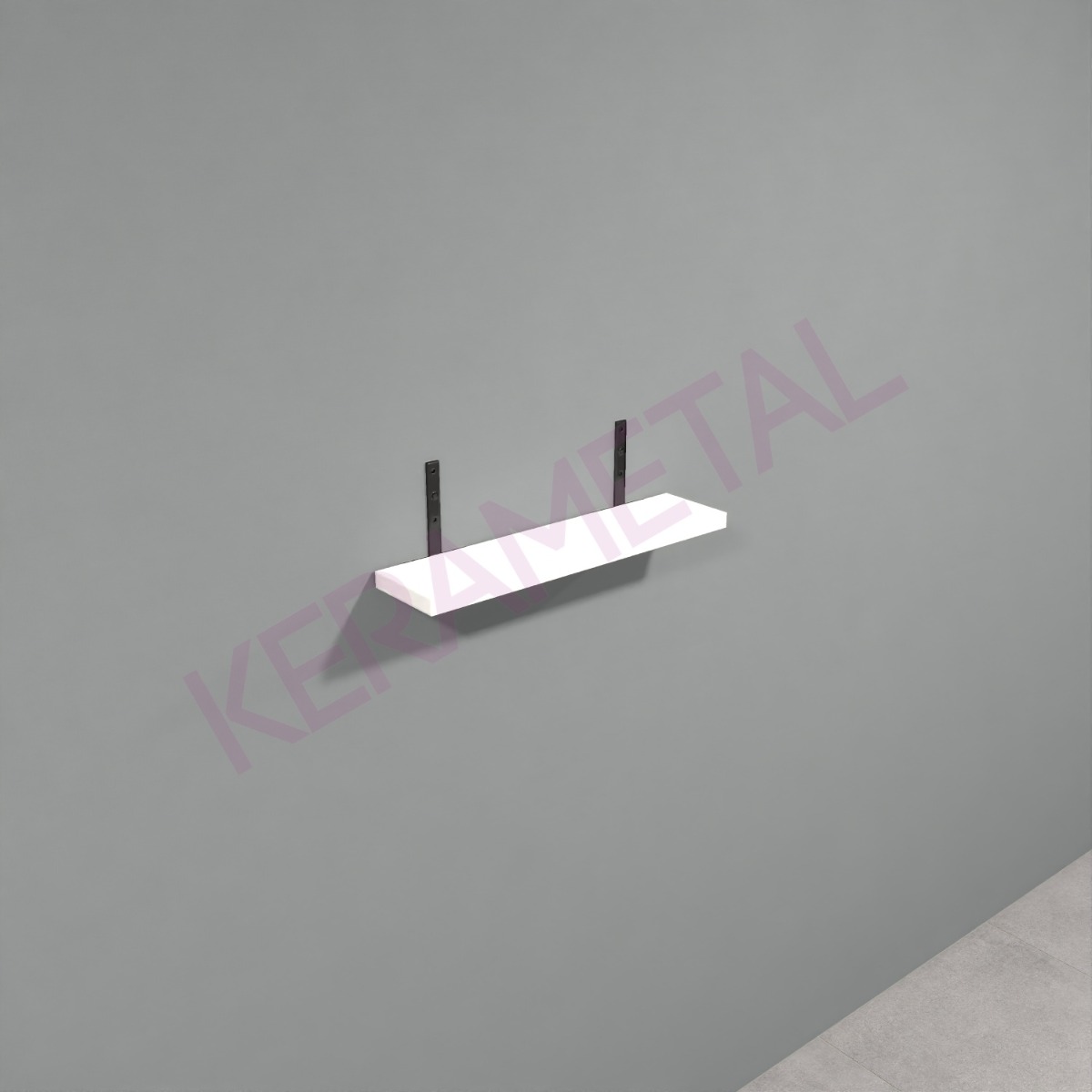 Kolpa Polica za pravougaono Ogledalo 50cm White 546460