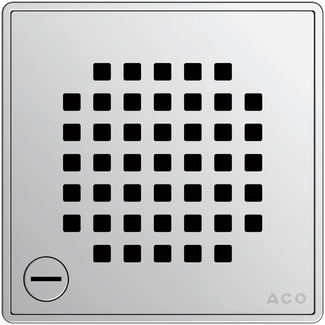 Aco rešetka sa zaključavanjem Dizajn QUADRATO 14x14 mm 5141.21.22
