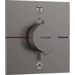 Hansgrohe ShowerSelect Comfort E mešač termostatski za skrivenu ugradnju 2 funkcije Brushed Black Chrome 15572340