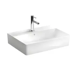 Vitra Lavabo nadgradni NUO 60x44cm sa prelivom sa otvorom za slavinu
