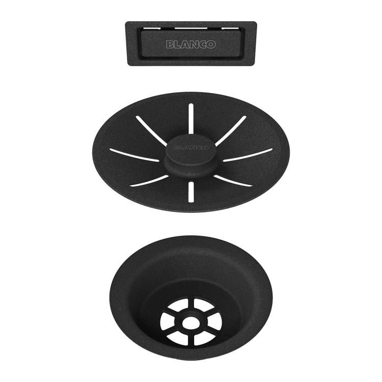Blanco rešetkasta korpica za slivnik black matt 239975