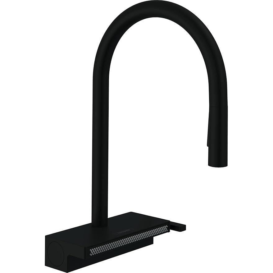 Hansgrohe Aquno Select m81 170 za sudoperu izvlacni tuš 3 mlaza matt black 73837670