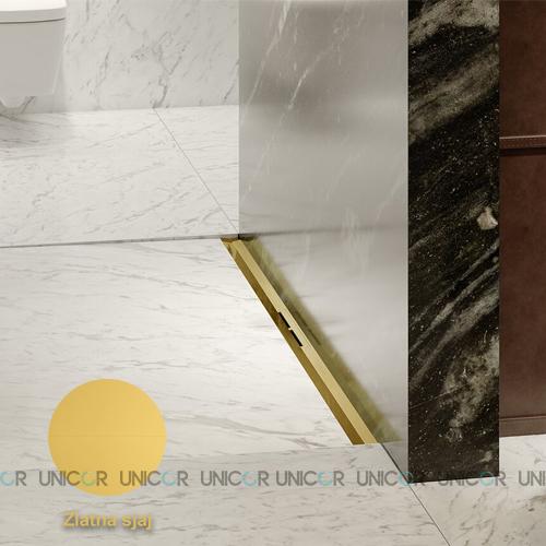 Tece Drainprofile zlatna sjaj 1000 kanalica 671012