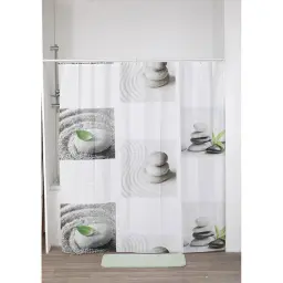 Tendance Zavesa za kadu 180X180CM Bela PEVA DUNE 1103606