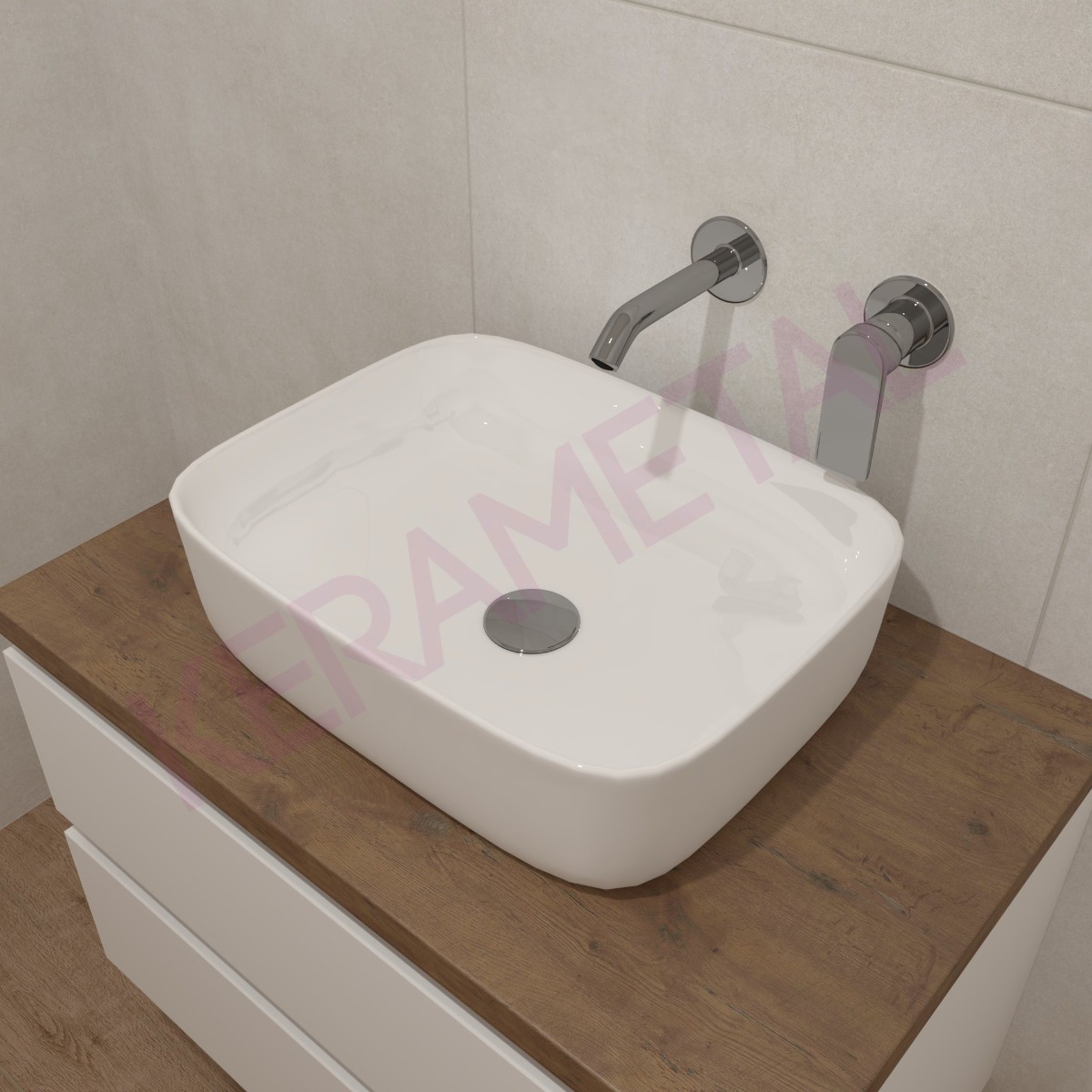 Elegant KS-500x390/130mm nadgradni lavabo