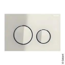 Geberit tipka Sigma 21 hromirana boja metala peščano Siva 115.884.JL.1