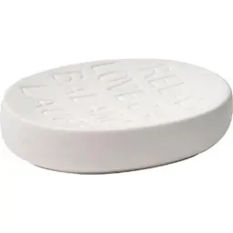 Tendance Posuda za sapun relax 12x8,5x3 cm keramika bela