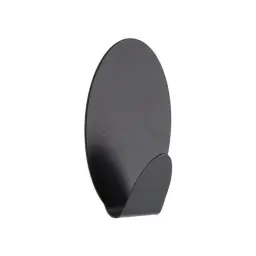 Tendance Ovalna kukica 3m 4,5 x 3 x 7 metal crna