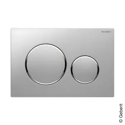Geberit tipka Sigma 20 mat/sjaj/mat hrom 115.882.KN.1