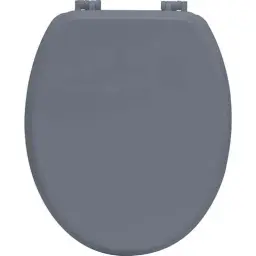 Tendance WC daska sa PLASTIČNIM ŠARKAMA 375X46CM MDF SIVA