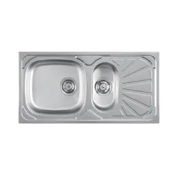 Metalac Luna 1.5D Inox fi90 860x435