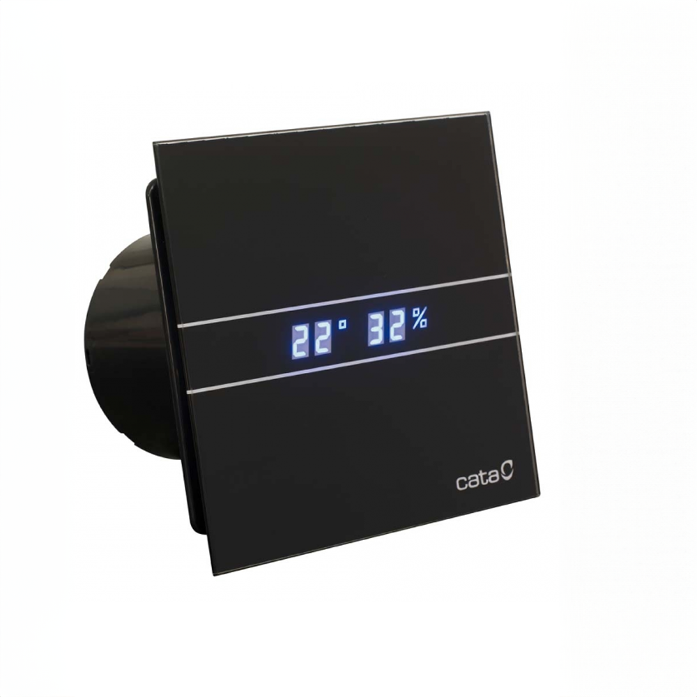 Cata Ventilator E 100 GTH BK timer hygro black