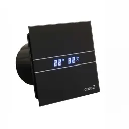 Cata Ventilator E 100 GTH BK timer hygro black
