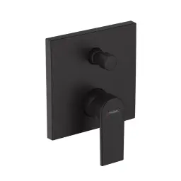 Hansgrohe Vernis Shape mešač sa prebacivačem matt black sa zastitom od otpadnih voda po standardu en1717 71469670