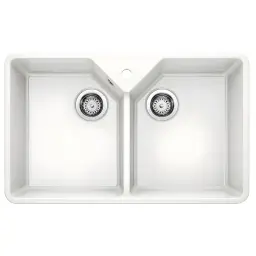 Blanco VILLAE DOUBLE FARMHOUSE CR.WHITE