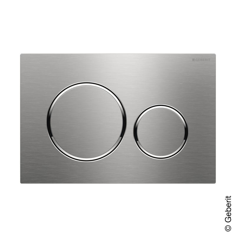Geberit tipka Sigma 20 Inox četkani/polirani/četkani 115.882.SN.1