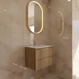 Friendly 600BX Rovere Farnia Lavabo E-8005-60