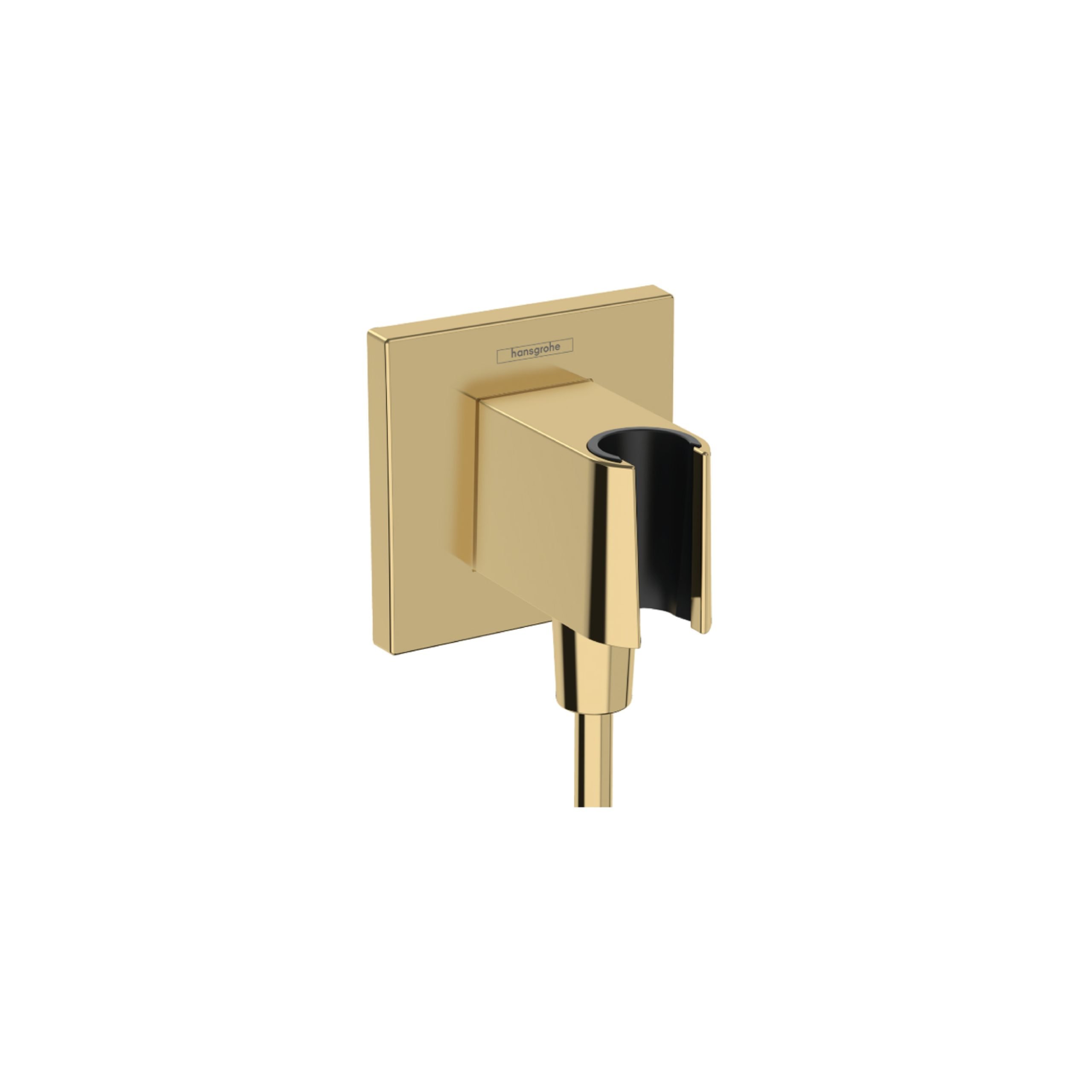 Hansgrohe Fixfit E priključak za tuš crevo sa držačem za tuš Polished Gold Optic 26889990