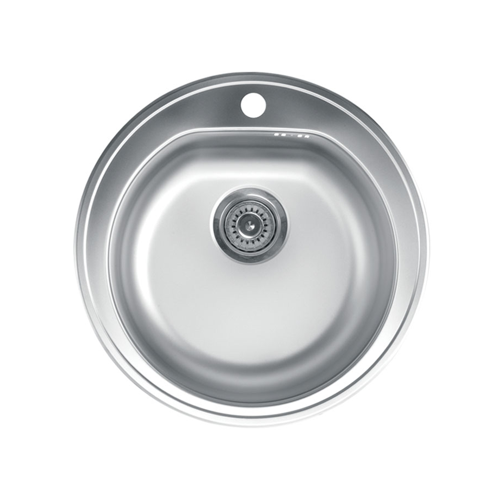 Metalac Venera Okrugla Inox sudopera reljefna tip E fi 90 fi 510 123677