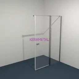 Kolpa Andromeda Tuš vrata D 140-UNI SBR/1 Silver Brill 516550