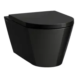 Laufen Kartell wc solja konzolna rimless black 8.2033.7.020.000.1