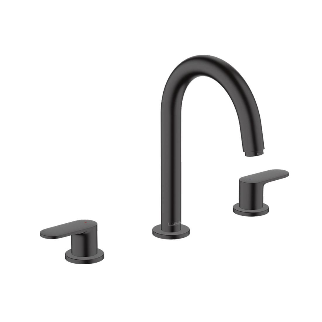 Hansgrohe Vernis Blend ugradna za umivaonik na 3 rupe sa podsklopom matt black 71553670