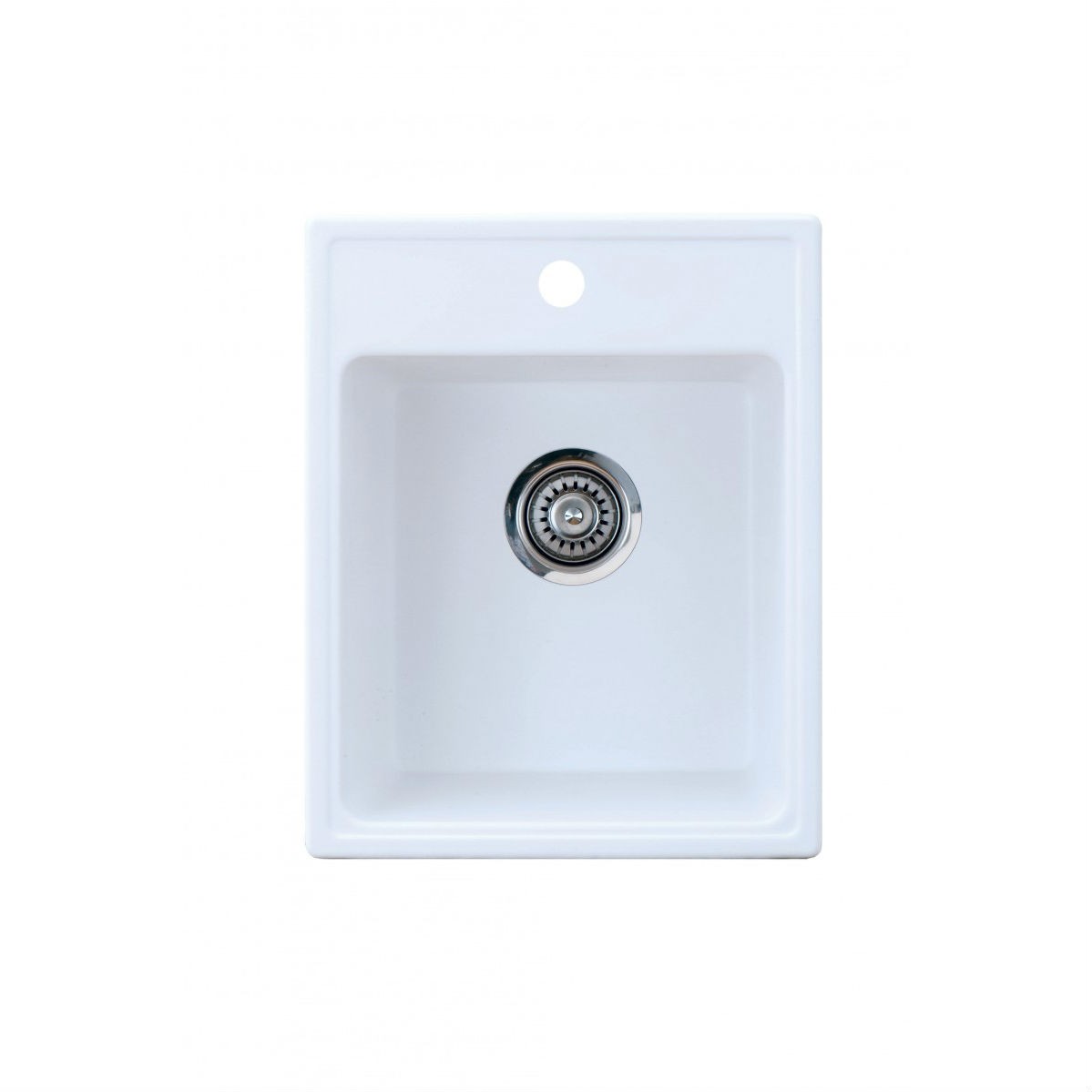 Metalac X Granit Quadro 40 400x500 fi 90 sa sifonom Bela 152984